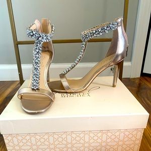 Jewel Bradgley Mischka sparkly stilettos